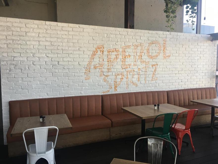 Aperol Spritz Feature Wall Wrap