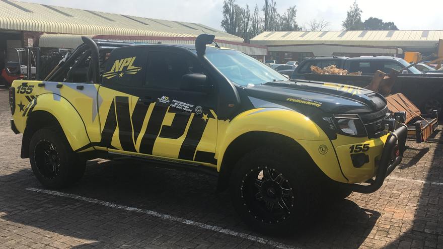 NPL Yellow Army Vehicle Wrap